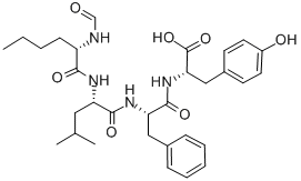 CAS#: 100007-40-7， N-Formylnorleucyl-leucyl-phenylalanyl-tyrosine