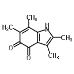 CAS#: 100192-23-2， 2,3,6,7-Tetramethyl-1H-Indole-4,5-Dione