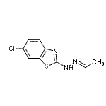 CAS#: 100220-33-5， 6-Chloro-2-[(2E)-2-Ethylidenehydrazino]-1,3-Benzothiazole