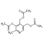 CAS#: 10030-93-0， (5-Acetoxy-6-Methyl-3,4-Pyridinediyl)Bis(Methylene) Diacetate