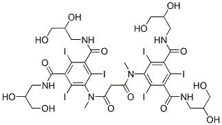 CAS#: 100311-02-2， 5,5'-[(1,3-Dioxo-1,3-Propanediyl)Bis(Methylimino)]Bis[N,N'-Bis(2,3-Dihydroxypropyl)-2,4,6-Triiodo-1,3-Benzenedicarboxamide]