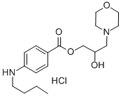 CAS#: 100311-24-8， 2-Hydroxy-3-Morpholinopropyl p-(Butylamino)Benzoate Hydrochloride