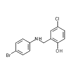 CAS#: 100374-80-9， 2-{[(4-Bromophenyl)Amino]Methyl}-4-Chlorophenol