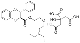 CAS#: 100447-55-0， (E)-3-Phenyl-1,4-Benzodioxan-2-Carboxylic Acid 2-(2-(Diethylamino)Ethoxy)Ethyl Ester Citrate