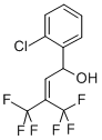 CAS 登录号：100482-52-8， 1-(2-氯苯基)-4,4,4-三氟-3-(三氟甲基)-2-丁烯-1-醇