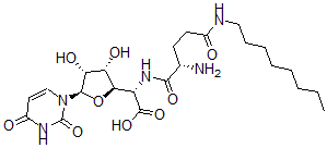 CAS#: 100566-82-3， N(gamma)-(Octyl)Glutaminyl-Uracil Polyoxin C