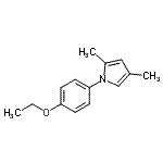 CAS 登录号：100717-62-2， 1-(4-乙氧基苯基)-2,4-二甲基-1H-吡咯