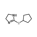 CAS#: 100720-89-6， 2-(Cyclopentylsulfanyl)-4,5-Dihydro-1H-Imidazole