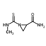 CAS#: 100804-11-3， 1-(Methylcarbamothioyl)-2-Aziridinecarboxamide
