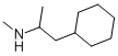 structure of CAS# 101-40-6, Propylhexedrine;1-Cyclohexyl-N-Methyl-Propan-2-Amine;(2-Cyclohexyl-1-Methyl-Ethyl)-Methyl-Amine;(Cyclohexaneethyl)Amine, N-.Alpha.-Dimethyl-