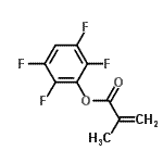structure of CAS# 101156-31-4, 2,3,5,6-Tetrafluorophenyl Methacrylate;2,3,5,6-tetrafluorophenyl 2-methylprop-2-enoate;4H-Tetrafluorophenyl methacrylate;MFCD00129959
