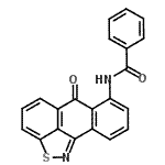 CAS#: 10116-20-8， N-(6-Oxo-6H-Anthra[9,1-Cd][1,2]Thiazol-7-Yl)Benzamide