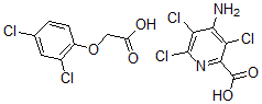 CAS#: 101239-75-2, 4-Amino-3,5,6-Trichloropyridine-2-Carboxylic Acid, 2-(2,4-Dichlorophenoxy)Acetic Acid