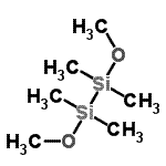 structure of CAS# 10124-62-6, 1,2-Dimethoxy-1,1,2,2-Tetramethyldisilane;1,2-Dimethoxy-1,1,2,2-tetramethyldisilane;678163_ALDRICH