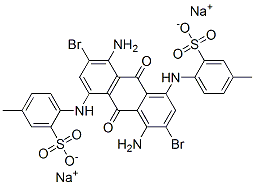 CAS#: 10130-53-7， 2,2'-[(4,8-Diamino-3,7-Dibromo-9,10-Dihydro-9,10-Dioxo-1,5-Anthracenediyl)Diimino]Bis[5-Methyl-Benzenesulfonic Acid] Disodium Salt