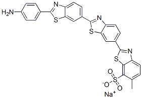 CAS#: 10132-80-6， Sodium 2''-(4-Aminophenyl)-6-Methyl[2,6':2',6''-Terbenzothiazole]-7-Sulphonate