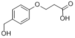 structure of CAS# 101366-61-4, 3-[4-(Hydroxymethyl)Phenoxy]-Propanoic Acid;3-(4-Methylolphenoxy)Propionate;Zinc00156918