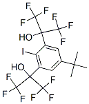 CAS 登录号：101697-28-3， 4-叔-丁基-2,6-二(1-羟基-1-(三氟甲基)-2,2,2-三氟乙基)碘苯