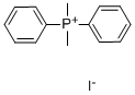 structure of CAS# 1017-88-5, Dimethyl-Diphenylphosphanium Iodide;Dimethyl-Diphenyl-Phosphonium Iodide;Dimethyl-Diphenylphosphonium Iodide;Dimethyl-Diphenyl-Phosphanium Iodide