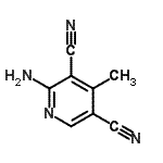 CAS#: 101810-71-3， 2-Amino-4-Methyl-3,5-Pyridinedicarbonitrile