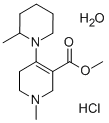 CAS#: 101952-75-4， 1,2,5,6-Tetrahydro-1-Methyl-4-(2-Methylpiperidino)-Nicotinic Acid Methyl Ester Hydrochloride Hydrate