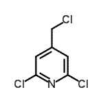 结构式 CAS# 101990-72-1, 2,6-二氯-4-(氯甲基)吡啶