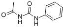structure of CAS# 102-03-4, N-(Phenylcarbamoyl)Acetamide;N-[Oxo-(Phenylamino)Methyl]Acetamide;N-(Phenylcarbamoyl)Ethanamide;1-Acetyl-3-Phenylurea