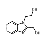 CAS 登录号：102000-86-2， 2-[2-(羟基甲基)-1H-苯并咪唑-1-基]乙醇