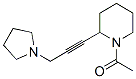 CAS#: 102135-82-0， 1-Acetyl-2-(3-pyrrolidino-1-propynyl)piperidine