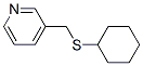 CAS#: 102206-50-8， 3-(Cyclohexylsulfanylmethyl)Pyridine