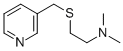 CAS#: 102206-60-0， 3-(((2-(Dimethylamino)Ethyl)Thio)Methyl)-Pyridine