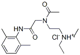 CAS#: 102207-85-2， 2-[Acetyl-[(2,6-Dimethylphenyl)Carbamoylmethyl]Amino]Ethyl-Diethyl-Azanium Chloride