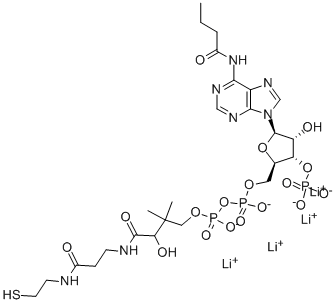 CAS#: 102282-28-0， Coenzyme A  S-Butanoate Trilithium Salt