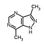 CAS 登录号：102430-00-2， 3,7-二甲基-1H-吡唑并[4,3-d]嘧啶