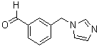 structure of CAS# 102432-05-3, 3-(1H-Imidazol-1-Ylmethyl)-Benzaldehyde;3-(1H-Imidazol-1-Ylmethyl)Benzaldehyde 97%;3-(1H-IMIDAZOL-1-YLMETHYL)BENZALDEHYDE