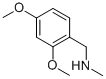 结构式 CAS# 102503-23-1, N-(2,4-二甲氧基苄基)-N-甲胺