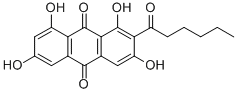 CAS#: 10254-99-6， 2-Hexanoyl-1,3,6,8-Tetrahydroxyanthracene-9,10-Dione