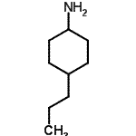 结构式 CAS# 102653-37-2, 4-丙基环己烷胺