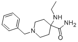 结构式 CAS# 1027-91-4, 4-乙基氨基-1-(苯基甲基)哌啶-4-甲酰胺