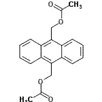 结构式 CAS# 10273-84-4, 9,10-蒽二基二(亚甲基)二乙酸酯