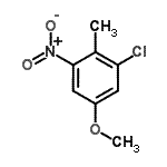 CAS#: 102735-89-7， 1-Chloro-5-Methoxy-2-Methyl-3-Nitrobenzene