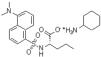 CAS#: 102783-77-7， Cyclohexanaminium (2S)-2-({[5-(Dimethylamino)-1-Naphthyl]Sulfonyl}Amino)Pentanoate