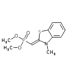 CAS#: 102834-87-7， Dimethyl [(Z)-(3-Methyl-1,3-Benzothiazol-2(3H)-Ylidene)Methyl]Phosphonate