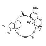CAS#: 102852-48-2， (2'Z,4'Z)-26',27'-Dihydroxy-9',15'-Dimethyl-6'H,21'H-Spiro[Oxirane-2,10'-[7,12,20,25,28]Pentaoxahexacyclo[21.4.3.1<Sup>8,11</Sup>.0<Sup>1,24</Sup>.0<Sup>9,18</Sup>.0<Sup>13,18</Sup>]Hentriaconta[2,4,14,22]Tetraene]-6',21'-Dione