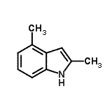 CAS#: 10299-61-3， 2,4-Dimethyl-1H-Indole