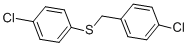 structure of CAS# 103-17-3, 1-Chloro-4-[(4-Chlorophenyl)Sulfanylmethyl]Benzene;1-Chloro-4-[[(4-Chlorophenyl)Thio]Methyl]Benzene;Chlorbenxide;(4-Chloor-Benzyl)-(4-Chloor-Fenyl)-Sulfide