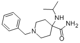 结构式 CAS# 1031-36-3, 1-(苯基甲基)-4-(丙-2-基氨基)哌啶-4-甲酰胺