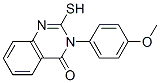 structure of CAS# 1031-88-5, 3-(4-Methoxyphenyl)-2-Sulfanylidene-1H-Quinazolin-4-One;3-(4-Methoxyphenyl)-2-Thioxo-1H-Quinazolin-4-One;Timtec1_005273;2-Mercapto-3-(4-Methoxy-Phenyl)-3H-Quinazolin-4-One