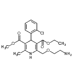 CAS#: 103129-81-3， 3-Ethyl 5-Methyl 2-[(2-Aminoethoxy)Methyl]-4-(2-Chlorophenyl)-6-Methyl-1,4-Dihydro-3,5-Pyridinedicarboxylate