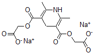 CAS#: 103171-42-2， Disodium 2-[2,6-Dimethyl-5-(2-Oxido-2-Oxoethoxy)Carbonyl1,4-Dihydropyridine-3-Carbonyl]Oxyacetate